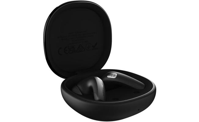 HiFuture FlyBuds 4 True Wireless Earbuds with 40dB Active Noise Cancellation, 30h Playtime, Bluetooth 5.3, 4-Mic ENC for Clear Calls, Fast Charging, IPX5 Waterproof, Ergonomic Fit - Black